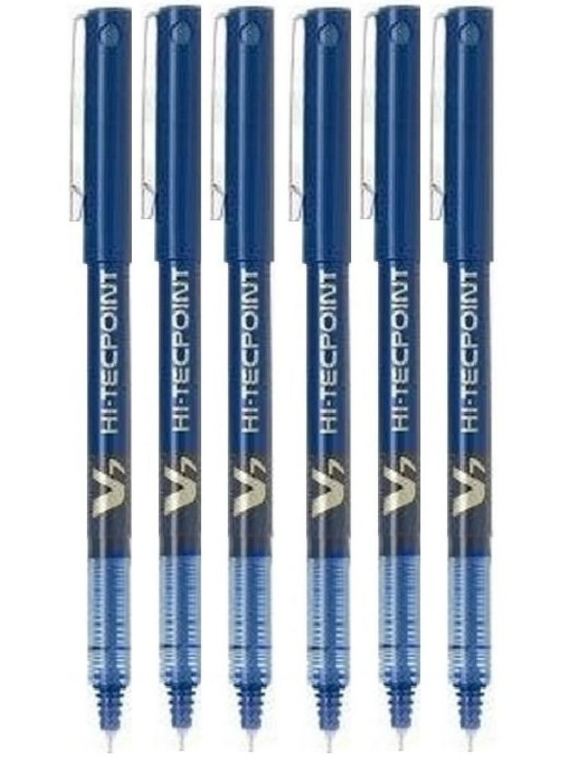 بايلوت قلم بايلوت هاي-تيك بوينت V7 019576 (أزرق - عبوة من 6 قطع) - Image 3